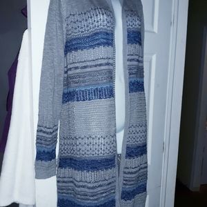 Cato Women's hooded tunic cardigan Large L